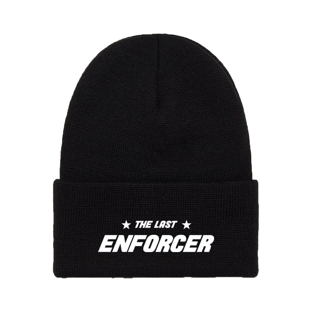 Black::The Last Enforcer Beanie in Black
