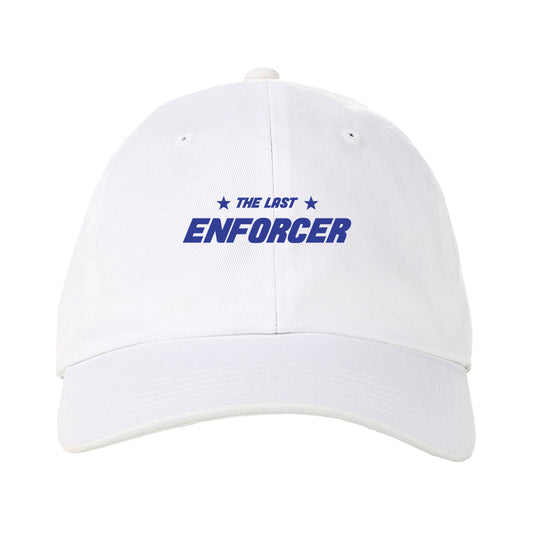 White::The Last Enforcer Hat in White + Blue
